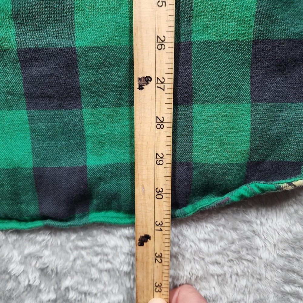 Polo Ralph Lauren Shirt Mens XL Green Black Buffalo Plaid Flannel Long Sleeve - Picture 10 of 11